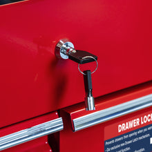 Load image into Gallery viewer, Sealey Heavy-Duty Mobile Tool & Parts Trolley - 5 Drawers & Lockable Top - Red