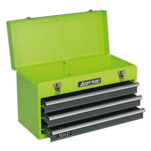 Load image into Gallery viewer, Sealey Toolchest 3 Drawer Portable, Ball-Bearing Slides - Green/Grey