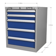 Load image into Gallery viewer, Sealey Cabinet Industrial 5 Drawer (API5655A)