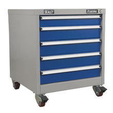 Load image into Gallery viewer, Sealey Mobile Industrial Cabinet 5 Drawer (API5657A)