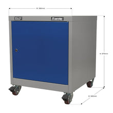 Load image into Gallery viewer, Sealey Mobile Industrial Cabinet 1 Shelf Locker