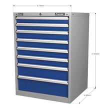 Load image into Gallery viewer, Sealey Cabinet Industrial 8 Drawer (API7238)