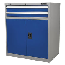 Load image into Gallery viewer, Sealey Industrial Cabinet 2 Drawer & 1 Shelf Double Locker