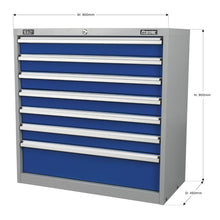 Load image into Gallery viewer, Sealey Industrial Cabinet 7 Drawer