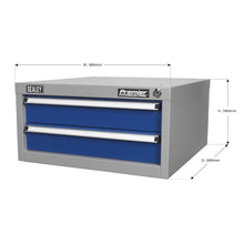 Load image into Gallery viewer, Sealey Double Drawer Unit for API Series Workbenches (API9)
