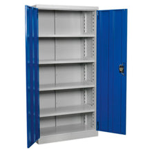 Load image into Gallery viewer, Sealey Industrial Cabinet 4 Shelf 1800mm