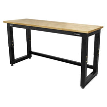 Load image into Gallery viewer, Sealey Steel Adjustable Workbench, Wooden Worktop 1830mm - Heavy-Duty