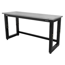 Load image into Gallery viewer, Sealey Steel Adjustable Workbench, Stainless Steel Worktop 1830mm - Heavy-Duty