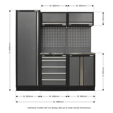 Load image into Gallery viewer, Sealey Superline PRO 2M Storage System - Stainless Worktop (APMSSTACK02SS)
