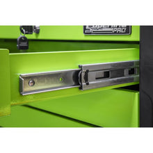 Load image into Gallery viewer, Sealey 4 Drawer Push-to-Open Topchest, Ball-Bearing Slides - Hi-Vis Green