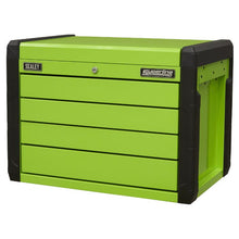 Load image into Gallery viewer, Sealey 4 Drawer Push-to-Open Topchest, Ball-Bearing Slides - Hi-Vis Green