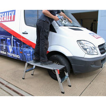 Load image into Gallery viewer, Sealey Aluminium Folding Platform 2-Tread EN 131-4