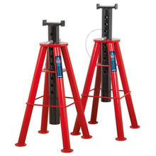Load image into Gallery viewer, Sealey Axle Stands (Pair) 10 Tonne Capacity per Stand High Level