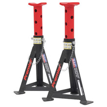 Load image into Gallery viewer, Sealey Axle Stands (Pair) 3 Tonne Capacity per Stand - Red
