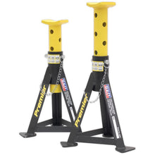 Load image into Gallery viewer, Sealey Axle Stands (Pair) 3 Tonne Capacity per Stand - Yellow