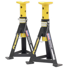 Load image into Gallery viewer, Sealey Axle Stands (Pair) 3 Tonne Capacity per Stand - Yellow