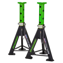 Load image into Gallery viewer, Sealey Axle Stands (Pair) 6 Tonne Capacity per Stand - Green