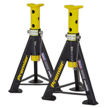 Load image into Gallery viewer, Sealey Axle Stands (Pair) 6 Tonne Capacity per Stand - Yellow