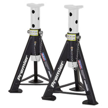 Load image into Gallery viewer, Sealey Axle Stands (Pair) 6 Tonne Capacity per Stand - White