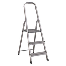 Load image into Gallery viewer, Sealey Aluminium Step Ladder 3-Tread EN 131