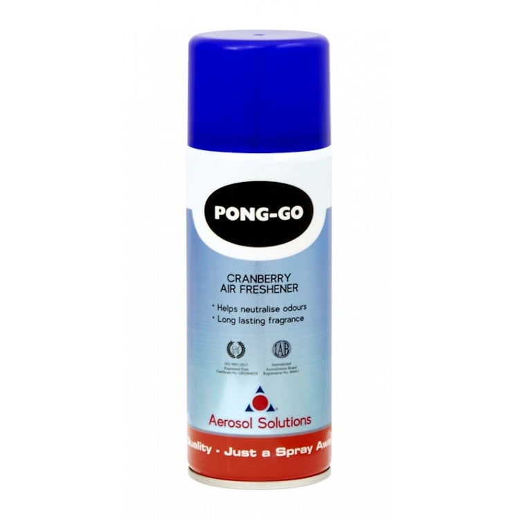 Aerosol Solutions PONG-GO - Cranberry Air Freshener 400ml