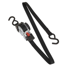 Load image into Gallery viewer, Sealey Auto Retractable Ratchet Tie Down 25mm x 3M