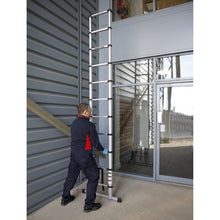 Load image into Gallery viewer, Sealey Aluminium Telescopic Ladder 11-Tread EN 131