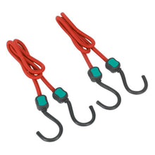 Load image into Gallery viewer, Sealey Bungee Cord Set 2pc 760mm