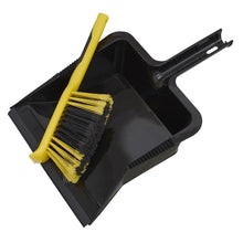 Load image into Gallery viewer, Sealey Bulldozer Yard Dustpan & Brush Set