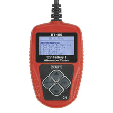 Load image into Gallery viewer, Sealey Digital Battery & Alternator Tester 12V (BT105)