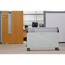 Load image into Gallery viewer, Sealey Convector Heater 2000W/230V, Turbo, Timer & Thermostat