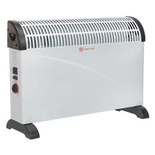 Load image into Gallery viewer, Sealey Convector Heater 2000W 3 Heat Settings Thermostat Turbo Fan