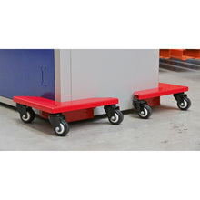 Load image into Gallery viewer, Sealey Corner Transport Dollies Set of 4 - 150kg Capacity