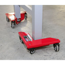 Load image into Gallery viewer, Sealey Corner Transport Dollies Set of 4 - 150kg Capacity
