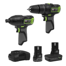 Load image into Gallery viewer, Sealey 2 x 10.8V SV10.8 Series Combi Drill & Impact Driver Kit