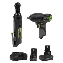 Load image into Gallery viewer, Sealey 2 x 10.8V SV10.8 Series Impact Wrench & Ratchet Wrench Kit