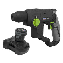 Load image into Gallery viewer, Sealey Cordless Rotary Hammer Drill Kit 10.8V 2Ah SV10.8V SDS Plus