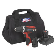 Load image into Gallery viewer, Sealey Combi Drill Kit 10mm 12V SV12 Series - 2 Batteries