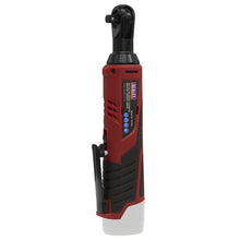 Load image into Gallery viewer, Sealey Cordless Ratchet Wrench 3/8" Drive 12V SV12 Series - Body Only