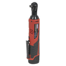 Load image into Gallery viewer, Sealey Cordless Ratchet Wrench 3/8" Drive 12V SV12 Series - Body Only