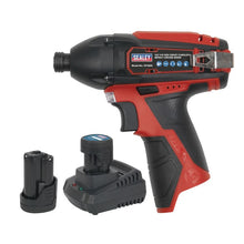 Load image into Gallery viewer, Sealey Impact Driver Kit 1/4" Hex Drive 12V SV12 Series - 2 Batteries