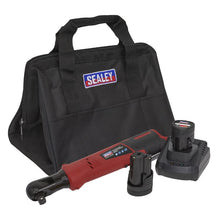 Load image into Gallery viewer, Sealey Cordless Ratchet Wrench Kit 1/2" Drive 12V SV12 Series - 2 Batteries