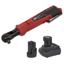 Load image into Gallery viewer, Sealey Cordless Ratchet Wrench Kit 1/2" Drive 12V SV12 Series - 2 Batteries