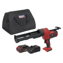 Load image into Gallery viewer, Sealey Cordless 20V 2Ah SV20 Series Caulking Gun Kit 310ml