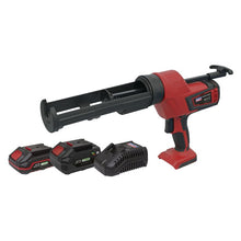 Load image into Gallery viewer, Sealey Cordless 20V SV20 Series 310ml Caulking Gun Kit- 2 Batteries