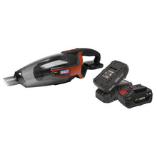 Load image into Gallery viewer, Sealey Cordless Handheld Vacuum Cleaner 650ml 20V SV20 Series Kit - 2 Batteries