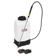 Load image into Gallery viewer, Sealey Cordless Garden Backpack Sprayer 15L 20V 2Ah SV20 Series