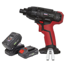 Load image into Gallery viewer, Sealey Impact Driver Kit 1/4" Hex Drive 20V SV20 Series - 2 Batteries