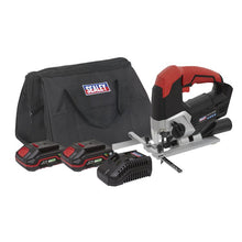 Load image into Gallery viewer, Sealey Cordless Jigsaw Kit 20V SV20 Series - 2 Batteries