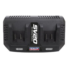 Load image into Gallery viewer, Sealey Dual Battery Charger 20V SV20 Series Lithium-ion
